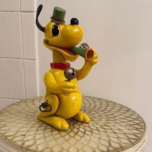 1950s MARX Plastic Party Pluto Wind-Up Toy Vintage Disney
